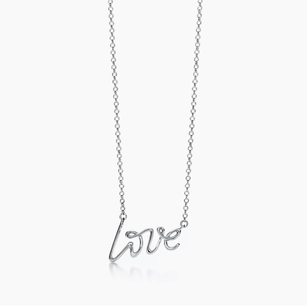 AUTHENTIC Tiffany “Love” Paloma Picasso necklace.